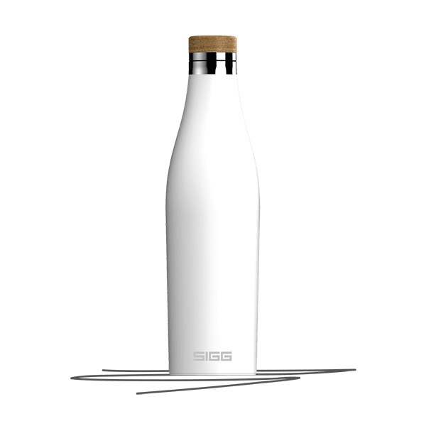 SIGG Meridian 0.5 L White – Edelstahl Thermoflasche - personalisierbar