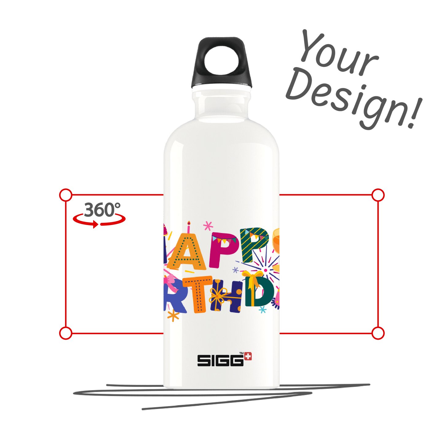 SIGG TRAVELLER 0.6 L White - personalisierbar
