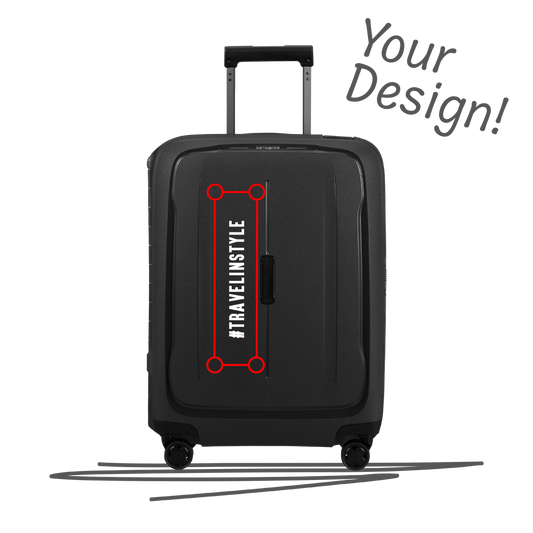 Samsonite Essens Spinner 55 cm (39L, 2.8 kg) – leicht, robust, 3-Punkt-Schloss & TSA.