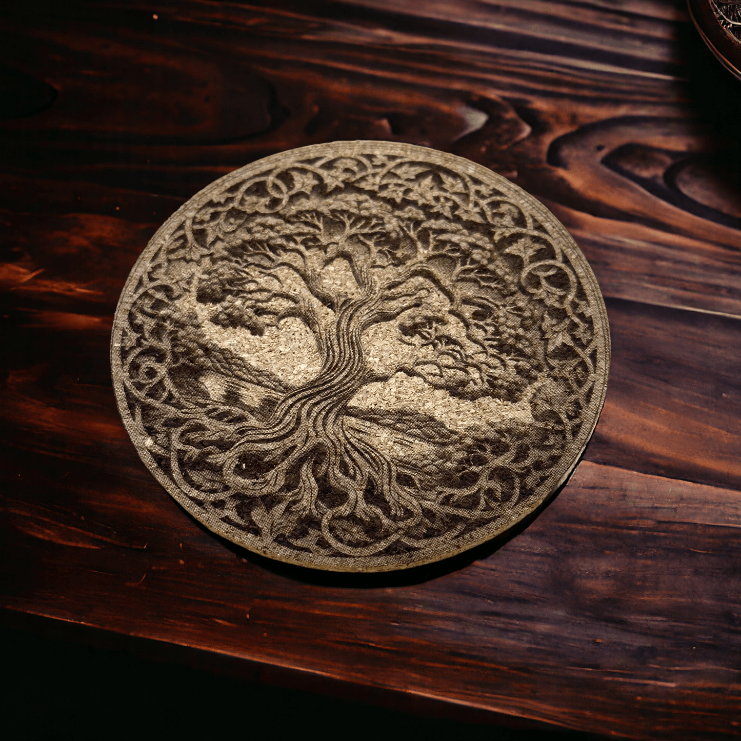 Untersetzer - Baum des Lebens - heartbeat - Untersetzer