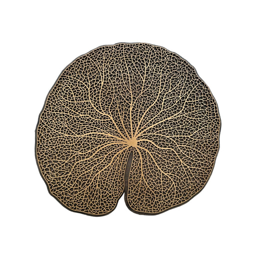 Wanddekoration Seerosenblatt - heartbeat -