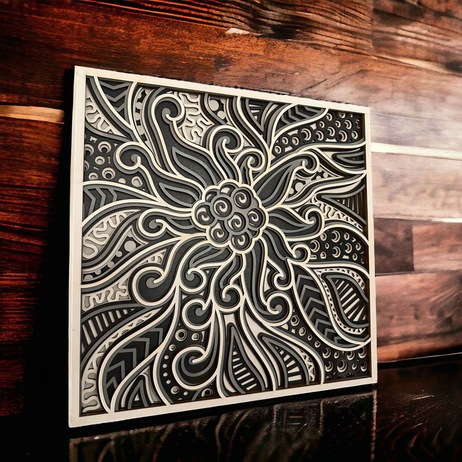 Edelweiss Blume | Wanddekoration - heartbeat - Wandkunst